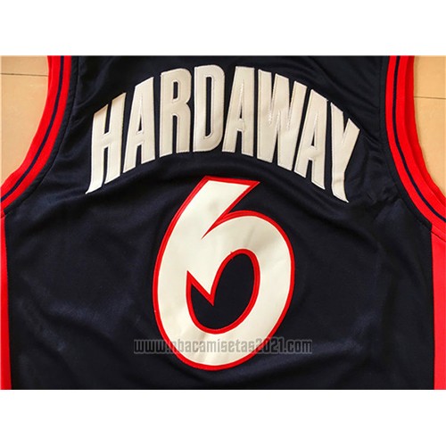 Camiseta USA 1996 Anfernee Hardaway #6 Negro